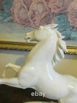 Rosenthal Germany Porcelain White Horse Figurine # 1252 F. Legat