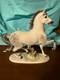 Rosenthal Horse Stallion Porcelain Muhammad In Dapple Gray Figurine