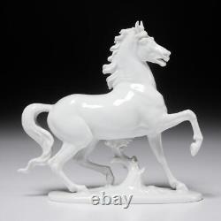 Rosenthal Karner White Porcelain Prancing Horse Figurine 1136 VTG A