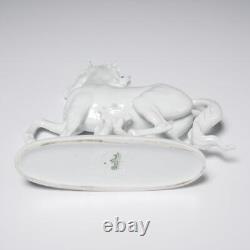 Rosenthal Karner White Porcelain Prancing Horse Figurine 1136 VTG A