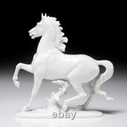 Rosenthal Karner White Porcelain Prancing Horse Figurine 1136 VTG B