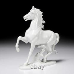 Rosenthal Karner White Porcelain Prancing Horse Figurine 1136 VTG B