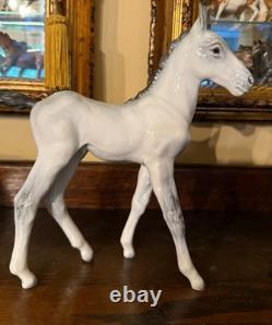 Rosenthal Large Standing Horse Foal German SELB Handpainted #1776 F. Heidenreich