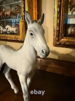 Rosenthal Large Standing Horse Foal German SELB Handpainted #1776 F. Heidenreich