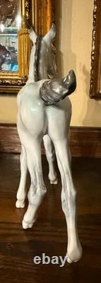 Rosenthal Large Standing Horse Foal German SELB Handpainted #1776 F. Heidenreich