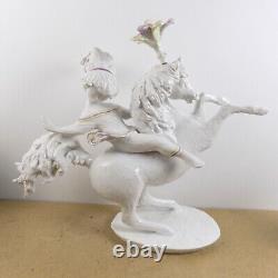 Rosenthal Porcelain Figurine Horse & Rider Large 16 x 14