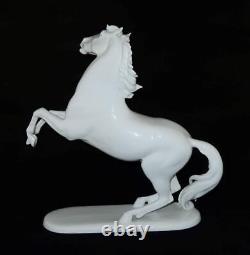 Rosenthal Porcelain Hugo Meisel 1047-33 Rearing Stallion Horse Figurine, 13