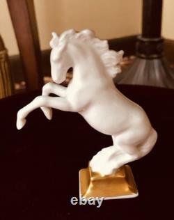 Rosenthal Selb-Plossberg Germany Porcelain Rearing Horse White Figurine 3-7/8