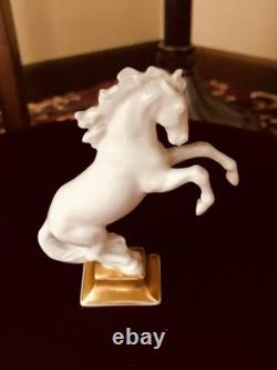 Rosenthal Selb-Plossberg Germany Porcelain Rearing Horse White Figurine 3-7/8