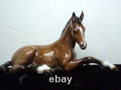 Rosenthal Selb-Plossberg Porcelain Laying Foal Figurine #826 1953 Mark Germany