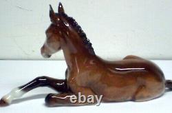 Rosenthal Selb-Plossberg Porcelain Laying Foal Figurine #826 1953 Mark Germany