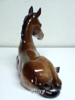 Rosenthal Selb-Plossberg Porcelain Laying Foal Figurine #826 1953 Mark Germany