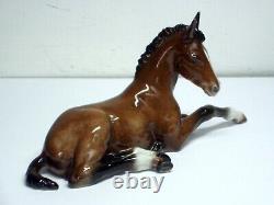 Rosenthal Selb-Plossberg Porcelain Laying Foal Figurine #826 1953 Mark Germany