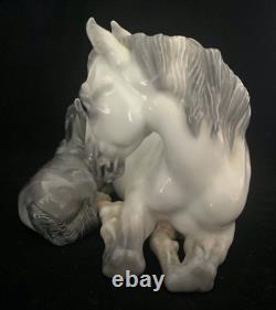 Royal Copenhagen Denmark Horse Figurine Mare and Foal 4698 Artist Jeanne Grut