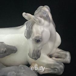 Royal Copenhagen Denmark Horse Figurine Mare and Foal 4698 Artist Jeanne Grut