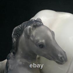 Royal Copenhagen Denmark Horse Figurine Mare and Foal 4698 Artist Jeanne Grut