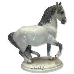Royal Copenhagen Glazed Porcelain Horse Figurine