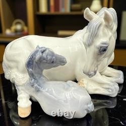 Royal Copenhagen Mare & Foal Porcelain Figurine #4698 Glazed Germany