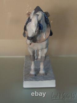Royal Copenhagen PERCHERON Large Draft Horse Figurine-#471