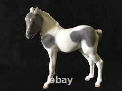 Royal Copenhagen Pinto Paint Horse Foal Figurine