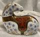 Royal Crown Derby Imari Horse Bone China Paperweight Figurine Gold Stopper Mint