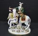Royal Crown Derby Porcelain Rococo Rider, Horse, Blackamoor