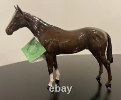 Royal Doulton Beswick Thoroughbred Horse Statue Figure withTags 10 Long