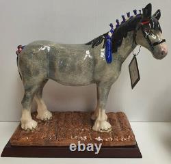 Royal Doulton Clydesdale Horse Figure Sporting & Ceremonial Collection c2003 MIB