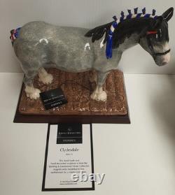 Royal Doulton Clydesdale Horse Figure Sporting & Ceremonial Collection c2003 MIB
