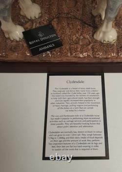 Royal Doulton Clydesdale Horse Figure Sporting & Ceremonial Collection c2003 MIB