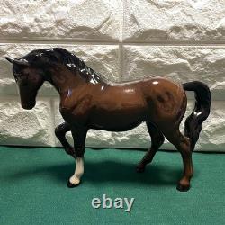 Royal Doulton Stocky Jogging Mare Horse Figurine England Vintage Brown Beauty