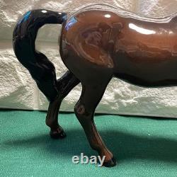 Royal Doulton Stocky Jogging Mare Horse Figurine England Vintage Brown Beauty