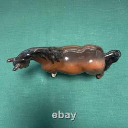 Royal Doulton Stocky Jogging Mare Horse Figurine England Vintage Brown Beauty
