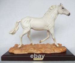 Royal Doulton White MILTON Porcelain Horse Figure MIB COA 537 Martyn Alcock