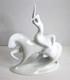 Royal Dux Bohemia Czech Jaroslav Jezek Lady Godiva Riding White Horse 685 14