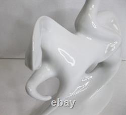 Royal Dux Bohemia Czech Jaroslav Jezek Lady Godiva Riding White Horse 685 14