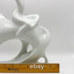 Royal Dux Bohemia Czech Jaroslav Jezek Lady Godiva Riding White Horse 685 14