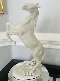 Royal Dux Figurine -horse Rearing