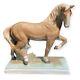 Royal Dux Karl Wanke Vintage Horse Porcelain Figurine Czechoslovakia Signed