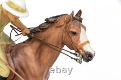 Royal Worcester Hog Hunting Figurine Bone China Doris Lindner #3164 Rare c1960