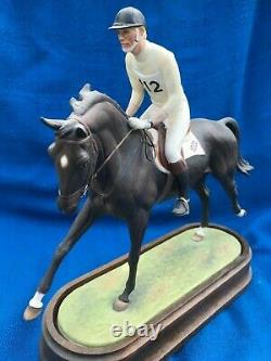 Royal Worcester Horse Richard Meade & Lauriston Doris Lindner Rw 3943