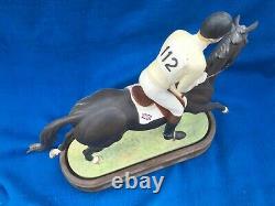 Royal Worcester Horse Richard Meade & Lauriston Doris Lindner Rw 3943