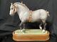 Royal Worcester Percheron Draft Horse Stallion By Doris Lindner