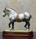 Royal Worcester Percheron Stallion 1965 Doris Lindner Bone China Horse Figurine