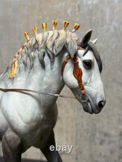 Royal Worcester Percheron Stallion 1965 Doris Lindner Bone China Horse Figurine