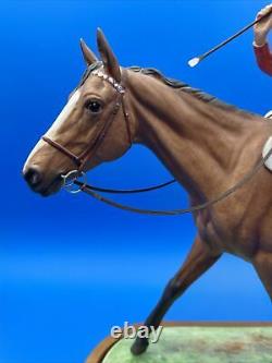 Royal Worcester Thoroughbred Horse With Jockey, The Winner, Doris Lindner 1959