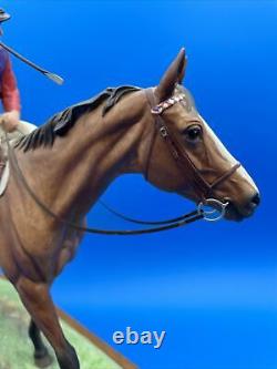 Royal Worcester Thoroughbred Horse With Jockey, The Winner, Doris Lindner 1959