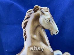 Royal dux czech porcelain pair of horses figurine