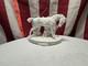 Sitzendorf Porcelain Horse Figurine Germany Floral Base 1890s-1950s Crown Mark