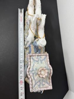 SORELLE PORCELAIN COACH With SEATED FIGURINES DRIVER With4 HORSES 17 x 8 x 5-RARE